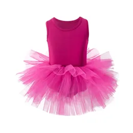 Mädchen Kleider Ballett Kleid Tanz Kleid Tutu Kleid Für Mädchen Kinder Kinder Hohe Qualität Ärmellose Tüll Dance Wear Drop 230609