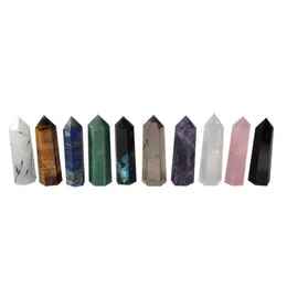 5~6cm Complete variety Natural Crystal Pillar Arts Energy stone Wand reiki Healing Obelisk Quartz Tower Gemstone Crystal Point Rarle