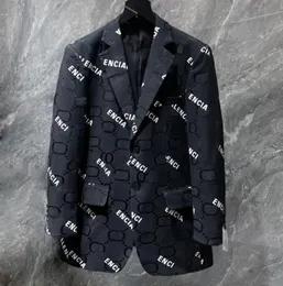 Brevtryck Mens Blazers Cotton Fashion Blazer Designer Blazer Suit Business Casual Formal Men Suit Jacket