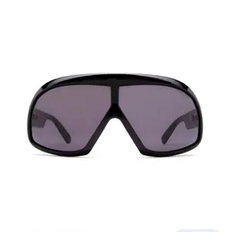 Designer överdimensionerade solglasögon tjock platta TF965 Kvinnors glasögon Designer Fashion Style Ford Solglasögon UV400 utomhus originallåda