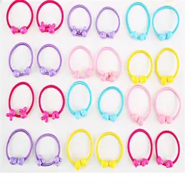Childrens hair rope cute color circle girl simple hair beautiful girls accessories great quality 207o