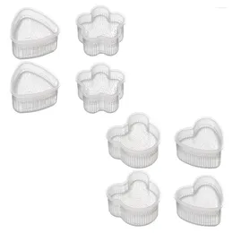 Dinnerware Sets 8 PCS Rice Ball Mold Molde Para Resina Plastic Sushi Molds Triangle Grade Pp Material Maker Child