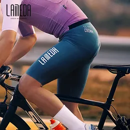 Pantalones cortos de ciclismo Pantalones cortos de ciclismo LAMBDA Pantalones cortos de bicicleta de verano para hombres MTB a prueba de golpes 4 horas de paseo Acolchado para montar Bib Tights Transpirable Road Racing 230609