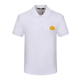 2023 Stylistyczne koszulki polo luksusowe marka męska designerka polo t shirt letnia moda oddychająca krótko-rękawowe lapowe top m-3xl yy