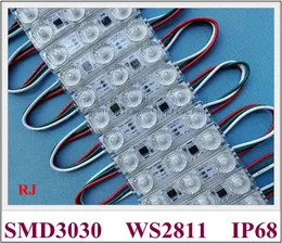 1000pcs indirizzabile Full Color Magic Digital LED Light Module per insegne pubblicitarie WS 2811 con IC WS2811 SMD 3030 DC12V 1.2W IP68 impermeabile