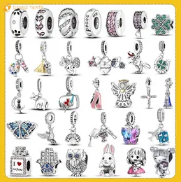 925 Sterling Silver för Pandora Charms Authentic Bead Pendant Women Armband Pärlor Rabbits Girls Parfyes Charm