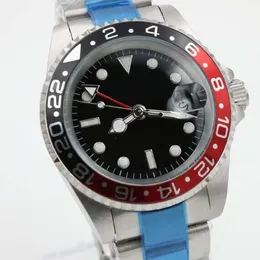 U1 Top AAA Luxury Watch нержавеющие черные голубые Бэтмен Чистый CF II GMT GMT PEPSI Ceramic Bezel Men Механическое автоматическое движение самозапрошенные часы. Начатки Montre