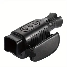 1080P HD Professional Night Vision Device, Rechargeable Monocular Zoom, Hunting Telescope Infrared 5x Digital Hunting Device