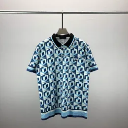 2NEW Fashion London England Polos koszule męskie projektanci koszule polo High Street Haftowanie drukowania T Shirt Men Summer Cotton Casual T-Shirtsq97