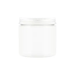 Frascos de PET de creme cosmético redondos vazios de 20 peças de 200g, recipientes transparentes de 200cc para embalagens de cosméticos, garrafas de plástico de 200g Crrrg