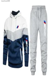 2cece Men039S BMW wydrukowane bluzę z kapturem sportowym i spodnie Casual Novelty6243547