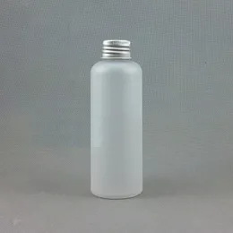 30 st 150 ml påfyllningsbar kosmetisk flaska med husdjur med aluminiumskruvlock Rensad frostad plastbehållare för toner schampo lotion mqobw