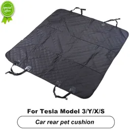 NOWY PET PET PET PAD DLA TESLA MODEL 3 Model Y X Model S 2016-2021 2022 Zagięta poduszka dla zwierząt w akcesoriach tylnych siedzeń