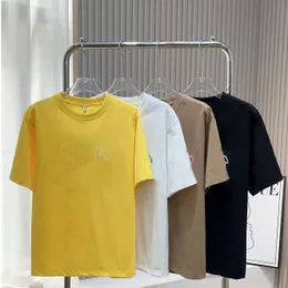 herrskjortor kvinnor designer t shirt män tröja dimensionell lättnad kort ärm crewneck topp för man och kvinna par flickor pojke kläder stora små tee skjorta luxe