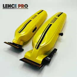 Hair Trimmer LENCE Bumblebe Professional Clipper Upgraded Diamond Like Coated Blades 7200RPM Metal Body 8 Caliper Spinners Oil Head 230612