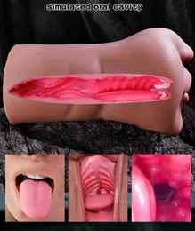Oral Sex Spielzeug Männlicher Masturbator Masturbation Soft Stick Deep Throat Künstliche Blowjob Vagina Echte Pussy Anal Sex Spielzeug für Männer 18 L230518