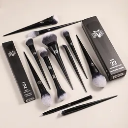 Makeup Tools 10Pcs Brushes Set Cosmetic Foundation Powder Blush Eye Shadow Blending Concealer Beauty Kit Make Up Brush Tool Maquiagem 230612