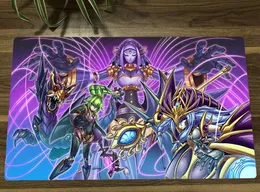 Pads YuGiOh Shaddoll TCG Mat Anime Trading Card Game Mat Custom CCG Playmat Antislip Mouse Pad Desk Gaming Play Mat Free Bag