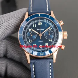 Novo Ait Command AC02 Designer Relógio Masculino Swiss 7750 Cronógrafo Automático Caixa em Titânio Relógio de Pulso Cerâmica bisel giratório Safira Resistente à Água Luminoso