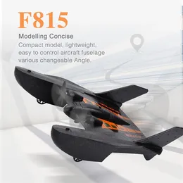 ElectricRC Aircraft Fx815 Rc Aircraft 2-Channel Fixed-Wing Glider 2.4G Remote Control Spacecraft Model Seaplane Kid Toys 230609