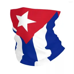 Cachecóis Cuba Bandeira Bandana Pescoço Capa Envoltório Impresso Quente Máscara Facial Pesca Para Homens Mulheres Adulto Lavável