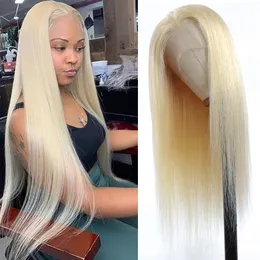 Brazilian Bone Straight 613 4x4 Lace Closure Wigs Remy Human Hair ShineFull 13x4 Hd transparente Lace front wigs For Black Women