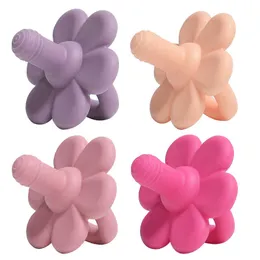 Pacifiers# Cute silicone pacifiers flower shaped chewing products for baby newborn patch dentures soothing teeth care G220612