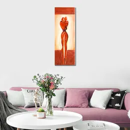 Abstract Canvas Art Secret Moments I Painting Handcrafted Modern Decor for Bathroom