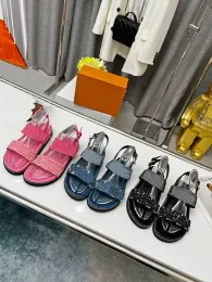 أعلى جودة الأحذية غير الرسمية النساء الفاخرة Paseo الراحة Flat Comfort Sundals Summery Slippers Slippers Flip Flops Slipper Size 35-41