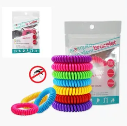 Nowy anty-komara Odstraszająca bransoletka Eva Bug Bug Pest Repel Bred Band Owad Mozzie Keep Bugs Away For Dorosy Children Mix Kolory Hurtowe