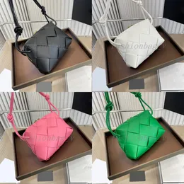 Designer Bags Women Cassette Camera Bag Fashion Botega Luxury Woven Bag Fashion Handbag Classic Bag Top Layer Cowhide Sling Bag