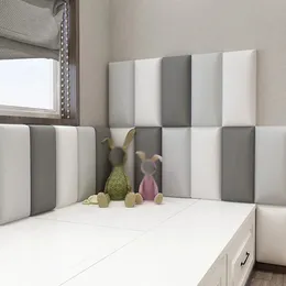 3D-Wandaufkleber, Tapete, selbstklebend, 20 x 50 cm, Tatami-Antikollisions-Wandmatte, Pad für Kinder, Schlafzimmer, Wohnzimmer, weiches Schaumstoffkissen