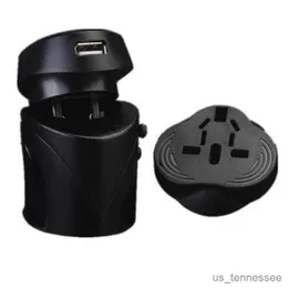 Adapter zasilania Czarna miedź miedzi 250V wielofunkcyjny globalny uniwersalny konwerter wtyczki z pojedynczym portem z R230612