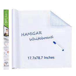 Whiteboard-Stick, Whiteboard-Stick an der Wand, trocken abwischbarer Board-Aufkleber für die Wand, Whiteboard-Papier abziehen und aufkleben, selbstklebend