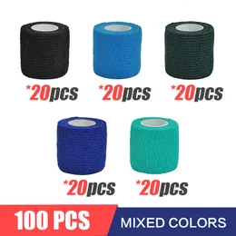 Łożysko kolanowe 102050100 PCS Elastyczne bandaż polowanie kamuflaż plastikowe taśmę na taśmę samoprzylepną Proces Patrz Palcem kostki 230613