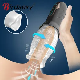 Masturbador Masculino Sexo Oral Vibrador Brinquedos Sexuais Para Homens Vagina Buceta Real Atraso Automático Climax Glans Estimular Homem L230518