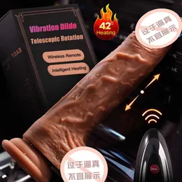 Rotacja obrotowa Dildo Wibrator realistyczny penis seksowne zabawki gej ssący masturbator duży kutas sex zabawka wibrator dla kobiety 18 l230518