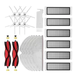 Eletrodomésticos escova principal filtro hepa esfregão pano escova lateral para xiaomi roborock s5 max s6 maxv s6 s50 s55 peças de reposição de vácuo puro