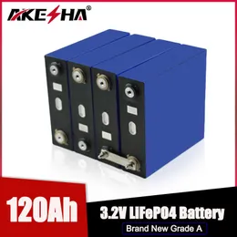 18/24/28PCS 120Ah Grado A Cellula Al Litio Ferro Fosfato 24V 48V LiFePO4 Batteria Ciclo di Vita Più Lungo per EV Golf Cart Barca Carrello Elevatore