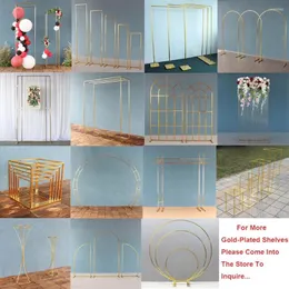 Party Decoration Various Wedding Gold Plated Shelves Background Decortive Iron Stand Baby Shower Event Decor Props Ballon Arche