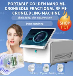 RF Micro-Needle Beauty Salon Usa macchina a microneedle frazionaria oro a schermo di grande schermo/RF