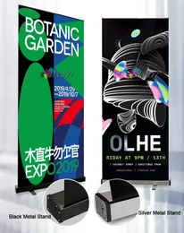 Anpassad bärbar reklam Digital Printed Roll Up Banner Stand X Banner