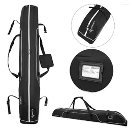屋外バッグ192cmスノーボードキャリーショルダーハンドバッグ調整可能なポータブルスキーキャリア旅行荷物ケーススノーギアポールとアクセサリー
