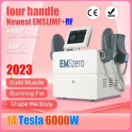 2023 Portable DLS-EMSLIM HI-EMTI NEO RF 14 Tesla EMSzero Fitness portatile elettromagnetico migliore macchina dimagrante