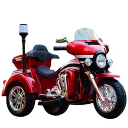 Grande motocicleta infantil carro elétrico triciclo criança brinquedo menino feminino bateria carrinho de carro adulto triciclo para crianças