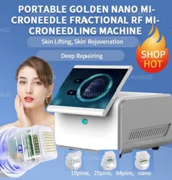 2023 Microneedle RF Machine Fractional 10/25/64nm Wrinkle Acne Scar Stretch Mark Removal Skin Care Tightening Anti Wrinkle Beauty Machine