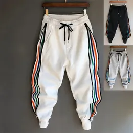 Męskie spodnie homme moda hip hop streetwear mężczyzn Piaski Patchwork Harem Pants koreańskie luźne fit mankietowe spodnie dresowe joggera dla mężczyzn 230612