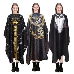 Other Hair Cares Barber Haircut Cloth Salon Hairdressing Apron Antistatic Pattern Gown Waterproof Hairdresser Capes Styling Tools Wholesale 230612