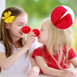 Party Decoration 10sts Red Sponge Clown Nose Circus Cosplay Halloween Costume Make Up Supplies Wedding