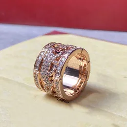 Кольца полос кольца Panthere Ring для женщины -дизайнера для мужчины Diamond Golded 18K T0P Качество официальные репродукции изысканный подарок классический стиль 016 J0612